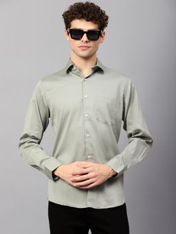 AM SWAN - Grey Casual Shirt for Men