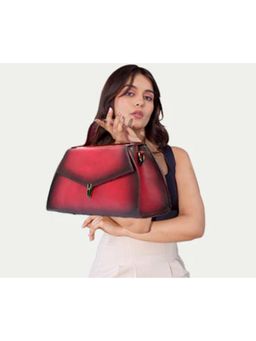 Nelumbo Nucifera - Evangel Handmade Leather Satchel Burgundy