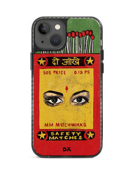 DailyObjects - Do Aakhein Matchbox Stride 2.0 Case Cover For iPhone 13-6.1-inch