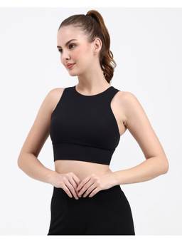 RYZ - Women Black Aero Cross Sports Bra