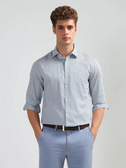 Arrow - Men Grey Liberty Regular Fit Satin Shirt