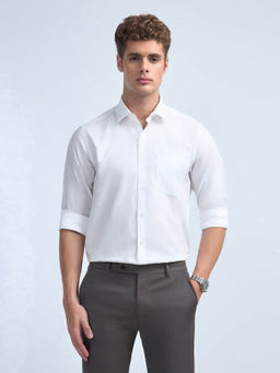 Arrow - Men White Liberty Regular Fit Dobby Iconic Shirt