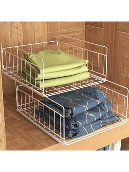 ARHAT ORGANIZERS - 2-Tier Wardrobe Stackable Rack