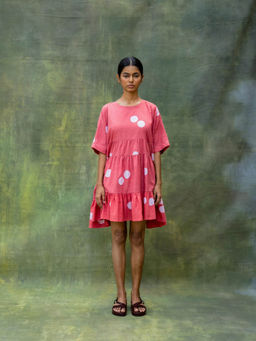 Doodlage - Coral Arlene Coral Dress