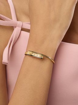 Isharya - Dreama White Kada In 18Kt Gold Plated