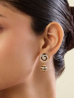 Isharya - White Friday Danglers In 18Kt Gold Plated