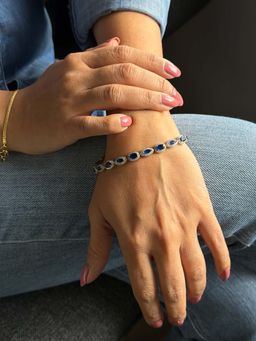 Mon Tresor - Oval And Marquis Blue With Halo