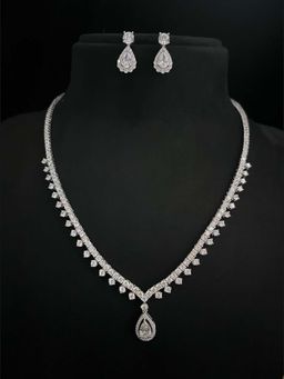 Mon Tresor - White Indian Style Jewellery Set