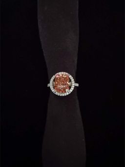 Mon Tresor - Rust Fire Ember Halo Ring