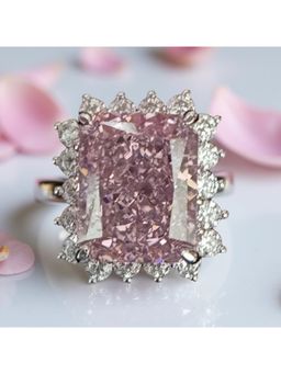 Mon Tresor - Pink Rose Radiance Cocktail Ring