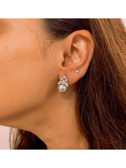 Mon Tresor - Marquis Top With Grey Pearl Drop