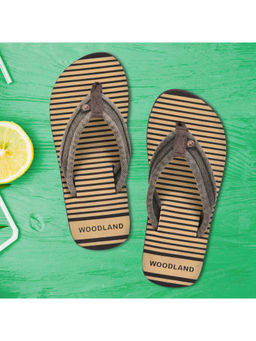 WOODLAND - Mens Brown Flipflops