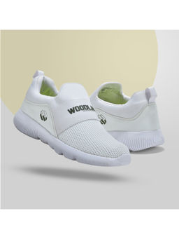WOODLAND - Mens White Sports Walking Shoes