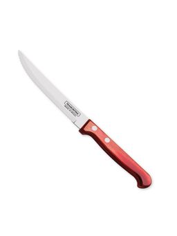 TRAMONTINA - Polywood Stainless Steel Fruit Knife Serrated Edge Polywood Handle Kitchen Knife