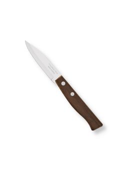 TRAMONTINA - Tradicional Stainless Steel Vegetable & Fruit Knife Plain edge Brazilian Wood Handle