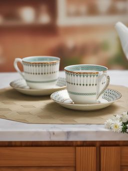 Trovea's - Momentum 24 K Gold Tea Cup Set (Pack of 6)