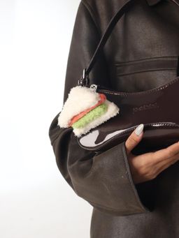 Pebbl Studio - Green Sammich Bag Charm