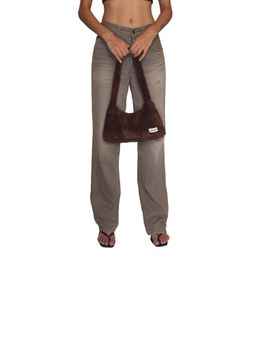 Pebbl Studio - Brown Chocolate Baguette Handbag