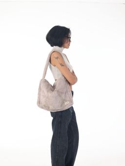 Pebbl Studio - Grey Steel Mini Hand Bag