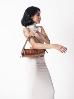 Pebbl Studio - Copper Sugarmommy Baguette Bag