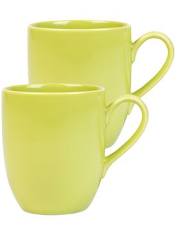 Dankotuwa - Porcelain Full Glaze Coffee Mugs 350 ml Green