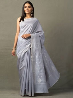 Fabindia - Silk Woven Cutwork Sari