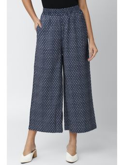 Van Heusen - Womens Printed Navy Trousers