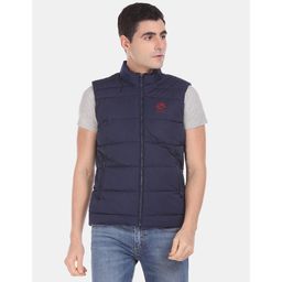 U.S. POLO ASSN. - Men Navy Sleeveless Quilted Gilet Jacket