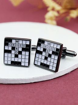 PELUCHE - Crossword Cufflinks for Men