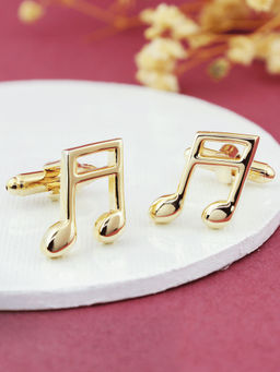 PELUCHE - The Golden Note Cufflinks for Men