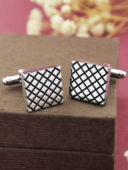 PELUCHE - Metal Art Cufflinks for Men