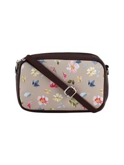 Toteteca - Beige Printed Sling Bag