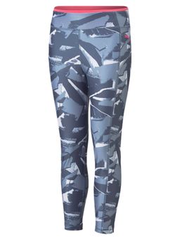 Puma - Modern Sports Aop 7-8 Girls Blue Tights