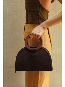 RASHKI - Cendres Women Handbag With Wooden Handles