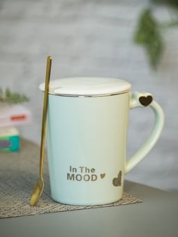 Voncasa - Coffee Mug with Lid (380 Ml)