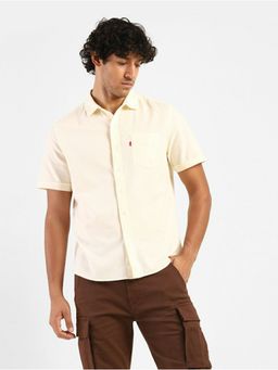 Levi's - Mens Collar Neck Shirt-Beige
