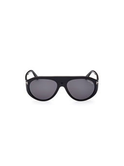 Tom Ford Eyewear - Oval Grey Sunglasses (FT1001 57 01A) (57)