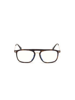Tom Ford Eyewear - Square Brown Eyeglass Frames (FT5588-B 54 052) (54)