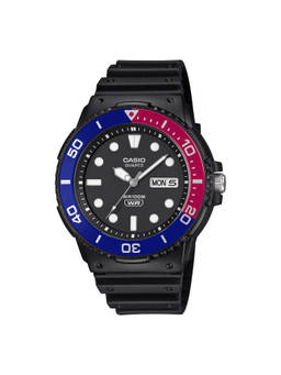 Casio - YOUTH Men Analog Black Dial Round Shape Watch MRW-230H-1E2VDF-(M)
