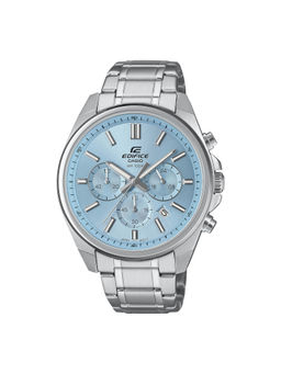 Casio - EDIFICE Men Analog Blue Dial Round Shape Watch EFV-650D-2BVUDF-(M)