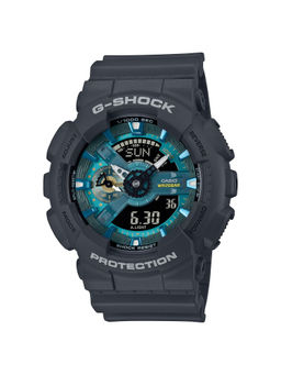 Casio - G-SHOCK Men Analog + Digital Blue Dial Round Shape Watch GA-110AS-2ADR-(M)