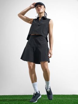 TOKYO TALKIES - Women Black Top with Skirt