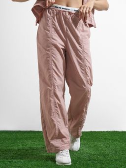 TOKYO TALKIES - Women Pink Solid Elasticated Waist Pant