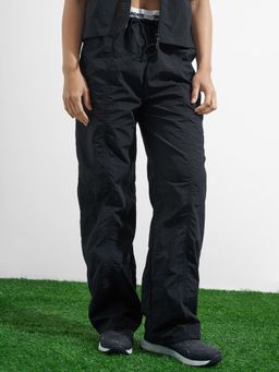 TOKYO TALKIES - Women Black Solid Elasticated Waist Pant