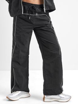 TOKYO TALKIES - Women Black Relax Fit Pant