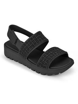 SKECHERS - Women FOOTSTEPS Black Casual Sandals