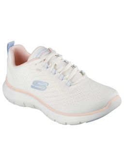 SKECHERS - Women FLEX APPEAL 5.0 Off White Casual Sneakers