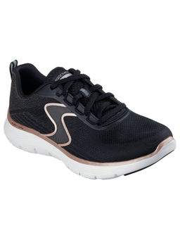 SKECHERS - Women FLEX APPEAL 5.0-LUXE GLOW Black Casual Sneakers