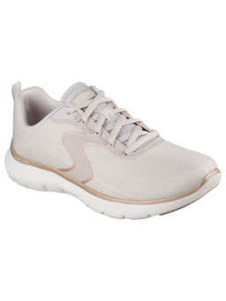 SKECHERS - Women FLEX APPEAL 5.0-LUXE GLOW Beige Casual Sneakers