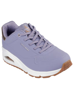 SKECHERS - Women UNO - SHIMMER AWAY Purple Casual Sneakers